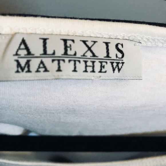 Asymmetric T-shirt W/Attached Black Vest. Size XL - Picture 4 of 4